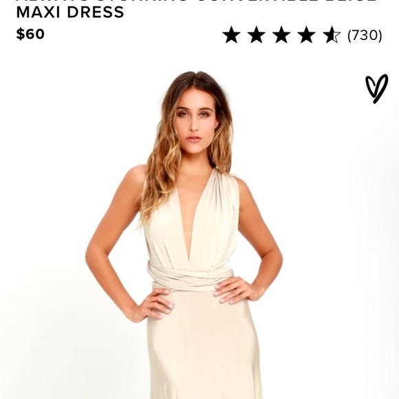 BRAND NEW LULUS convertible dress. Never opened. - Picture 2 of 7